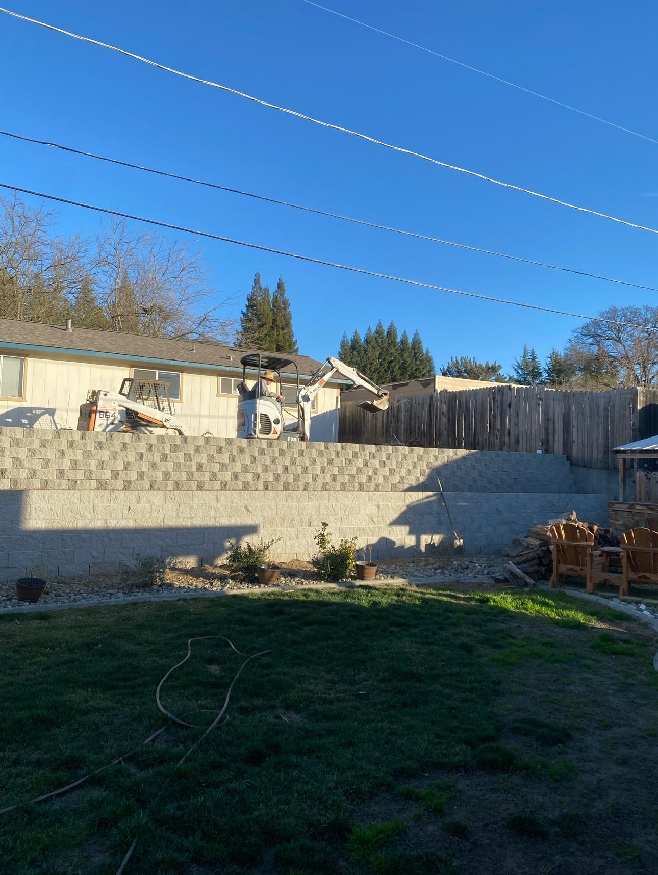 Steve Project - Tree Removal, Retaining Wall, & Fence Work